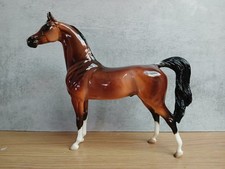Stone Horses unknown bay Arabian model horse. Breyer traditional scale.