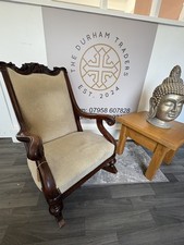 Vintage Oak Armed Rocking Chair