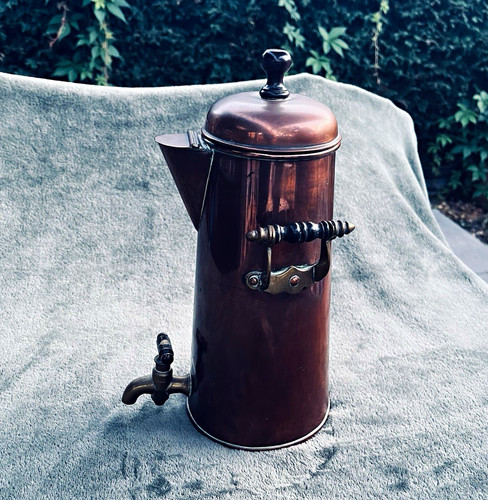 Edwardian copper coffee - copper, coffee/hot