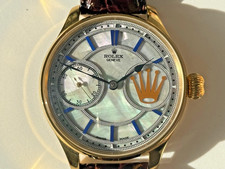 VINTAGE ROLEX MOVEMENT EXPERTLY FITTED INTO A NEW QUALITY  CASE, FULLY SERVICED