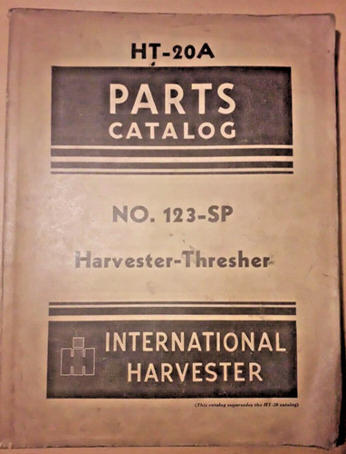 International harvester parts - harvester,