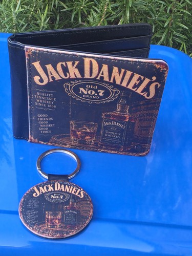 Jack daniel wallet keyring - jack,