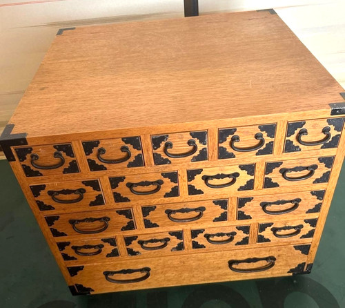 Japanese wooden multidrawer - japanese,