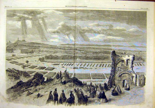 Original old antique print - original,