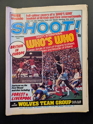 Shoot magazine comic 16th - magazine, comic,