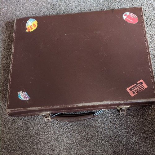 Vintage attache case with - vintage,