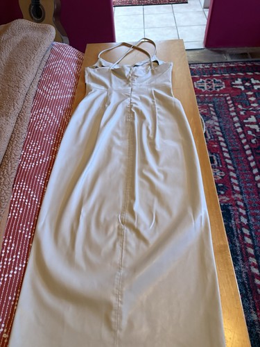 Zara ivory faux leather slip - leather,