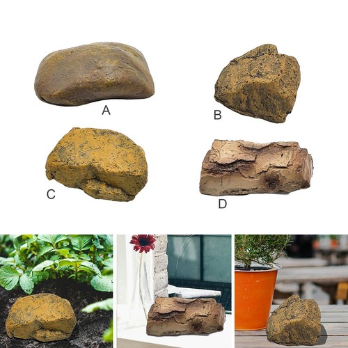 Hide key fake rock real - key,