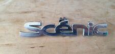 Genuine Renault Scenic mk1 2 Pin Chrome Boot Badge Emblem Logo ♻️