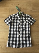 BNWT Men's Blue Gio-Goi Short Sleeve Shirt Size Large