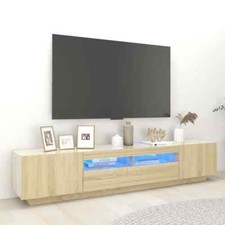 TV Cabinet with LED Lights TV Stand Media Unit Furniture Multi Colours vidaXL