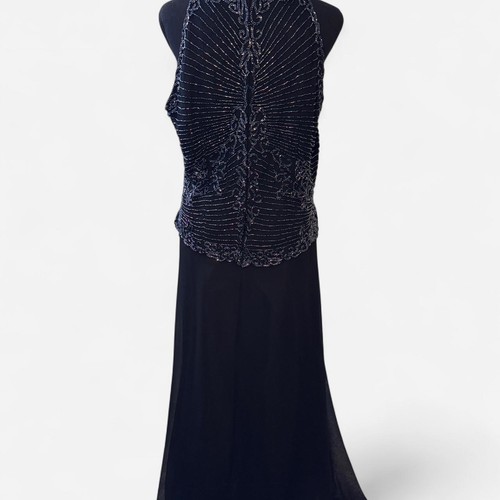 Black beaded sequin