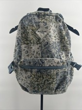 Abercrombie & Fitch A&F Backpack Kids Floral Blues & Greens Clean