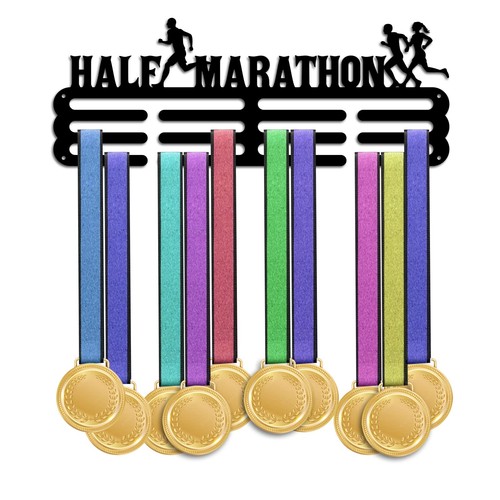 Medal holder display for half - for,