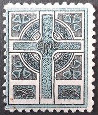 1907 - 1916 IRELAND IRISH REPUBLICAN CELTIC CROSS MINT STAMP LABEL