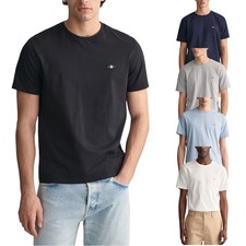 GANT Mens T Shirts Shield Logo