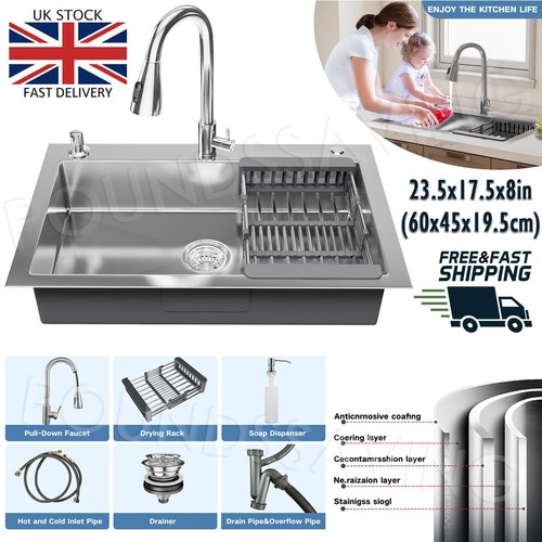 Drop in kitchen sink - in,