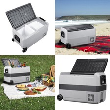 Portable Dual Zone Compressor Car Camping Fridge/Freezer 2 Deep Compartments Box