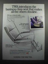 1985 TWA Airline Ad - Business
