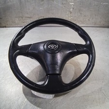 Toyota MR2 Roadster Mk3 1999-2007 Leather Steering Wheel & Horn Button Press