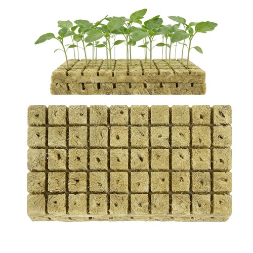 100pcs rockwool grow cubes for - 100pcs,