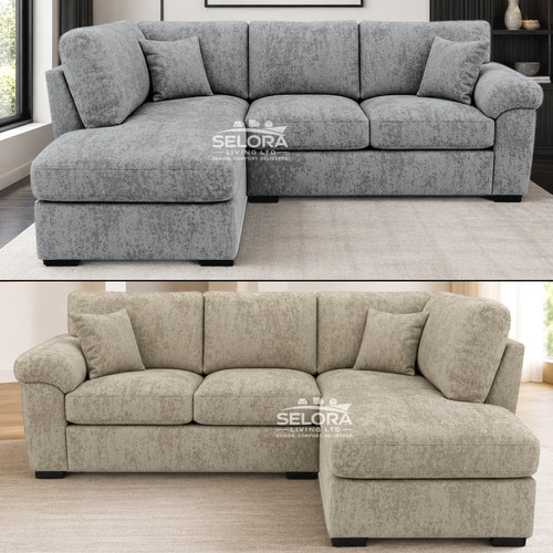 Amalfi corner sofa grey - amalfi, beige