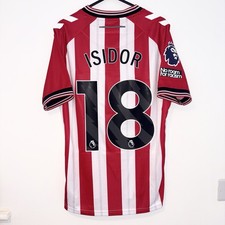 Sunderland 2025/2026 Home Shirt Isidor #18 Premier League Authentic Men’s Small