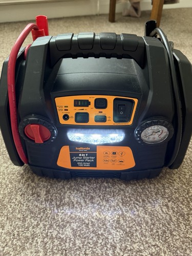 Halfords jump starter - 6-in-1,