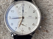 IWC portuguese chronograph watch Cw box In Full Working Order