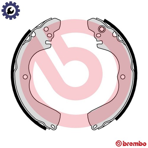 Brake shoe set 525 for - set,