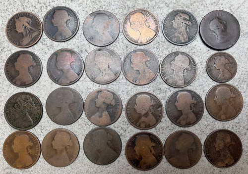 George 3rd victoria - 24, coins