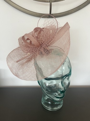 Dusky pink fascinator new - dusky,