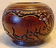 African Carved Wood Trinket