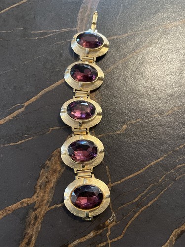 Vtg amethyst colour chunky - vtg,