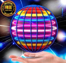 Flying Ball LED Hand Controlled Spinner 360° Hover Magic Globe Toy Kids