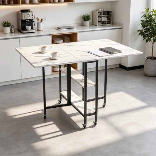Folding dining table drop leaf - dining,