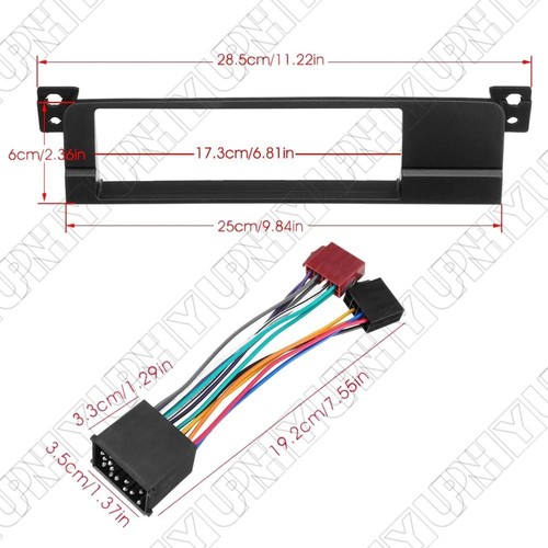 Car radio fascia - radio, with