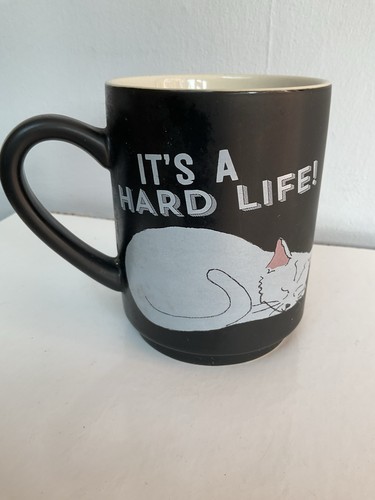Ceramic coffee mug - ceramic, cat