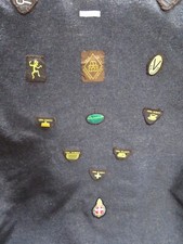 Brownie Girl Guide Brigade Camp Blanket Sleeping Bag Badges Blue Peter 70s Vtg