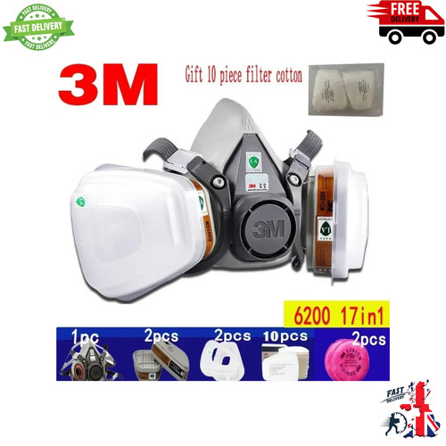2026 6200 gas mask - 3m, spray