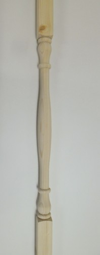 Edwardian pine 32mm stair - edwardian,