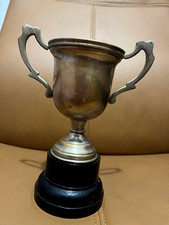 Vintage BRASS TROPHY Cup with