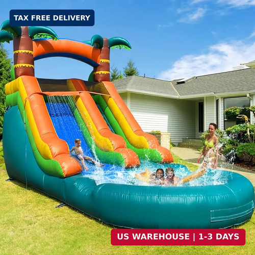 Water slide commercial 21ft - slide,