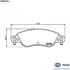 BRAKE PAD SET DISC BRAKE 8DB