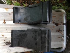 Pair of Caravan wheel chucks with holders