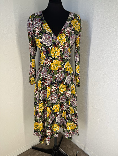 Trashy diva floral - wrap, midi