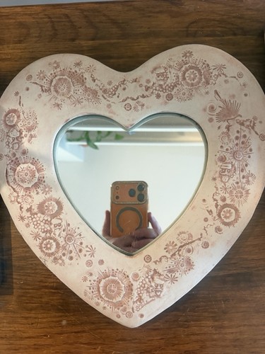 Vintage heart mirror - heart,