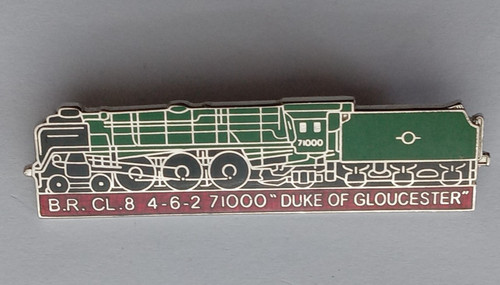 Steam train loco duke of - loco, b.r.