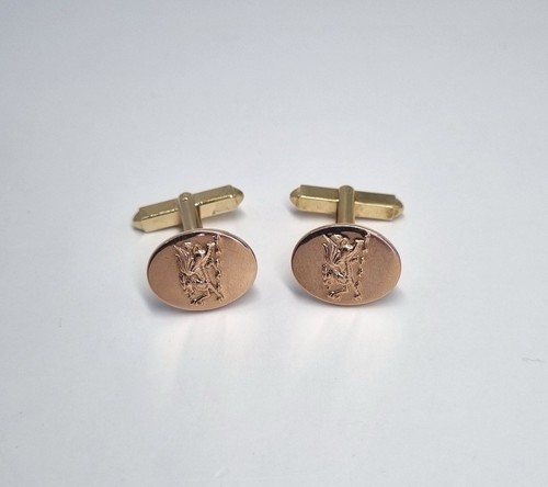 9ct hallmarked yellow - yellow, rose