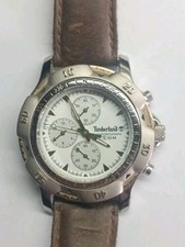 Mens Timberland Chronograph Watch Ticking Battery In Used Condition